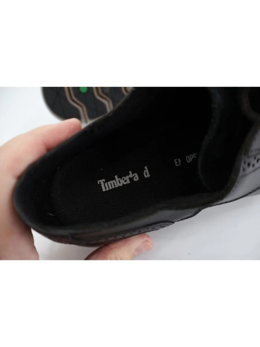 Timberland Mens Franklin Park Ox Lace Up Sneakers Size 9.5 Black Leather Shoes
